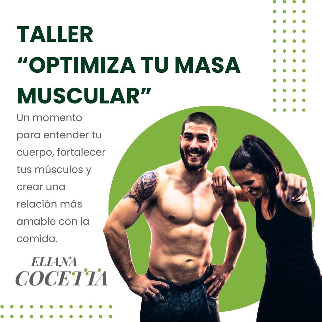 Taller “Optimiza tu masa muscular” - Imagen 2